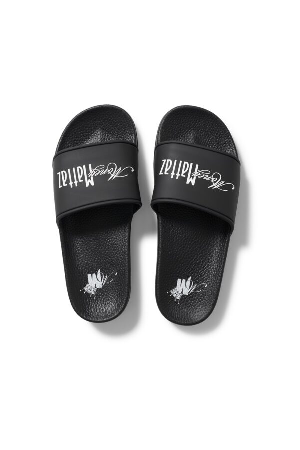 Money Mattaz Unisex Poolside Sliders – Black